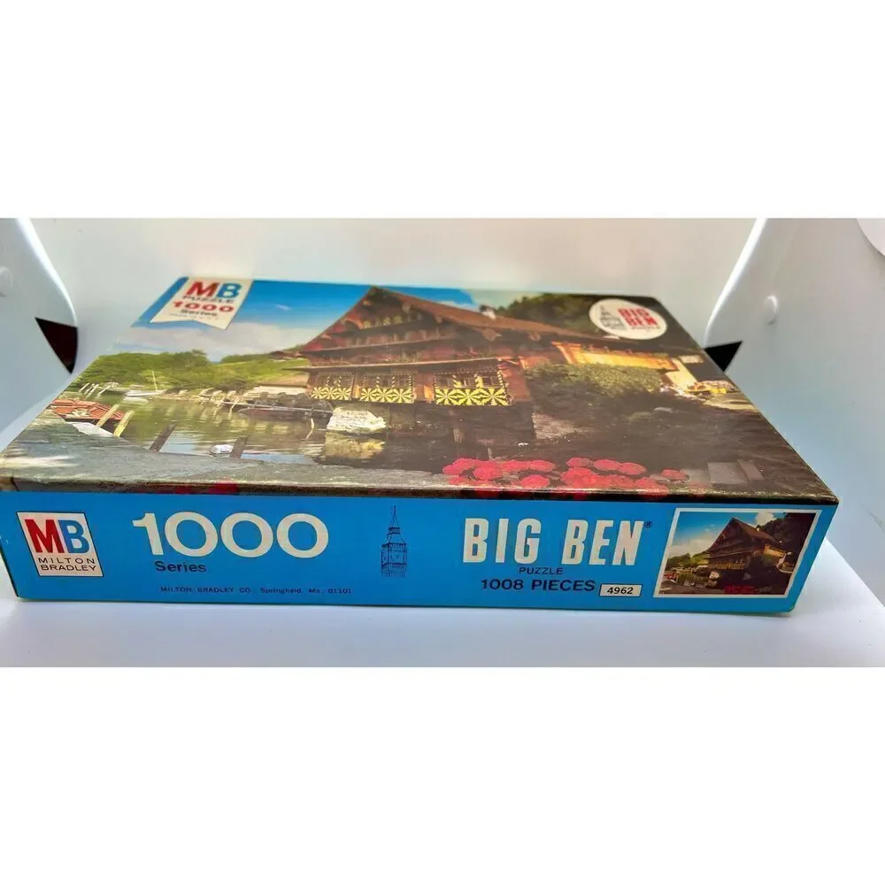 Big Ben Cardboard Vintage Jigsaw New Old Stock Never Opened